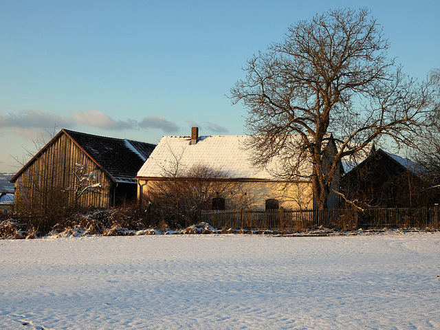 Winter-Idylle mitten in Haidhof