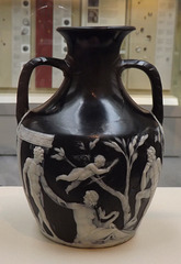 The Portland Vase in the British Museum, April 2013