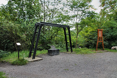 Kreuzweg, Station Nr. 6: Türstockausbau (Halde Haniel, Oberhausen-Klosterhardt) / 14.08.2017