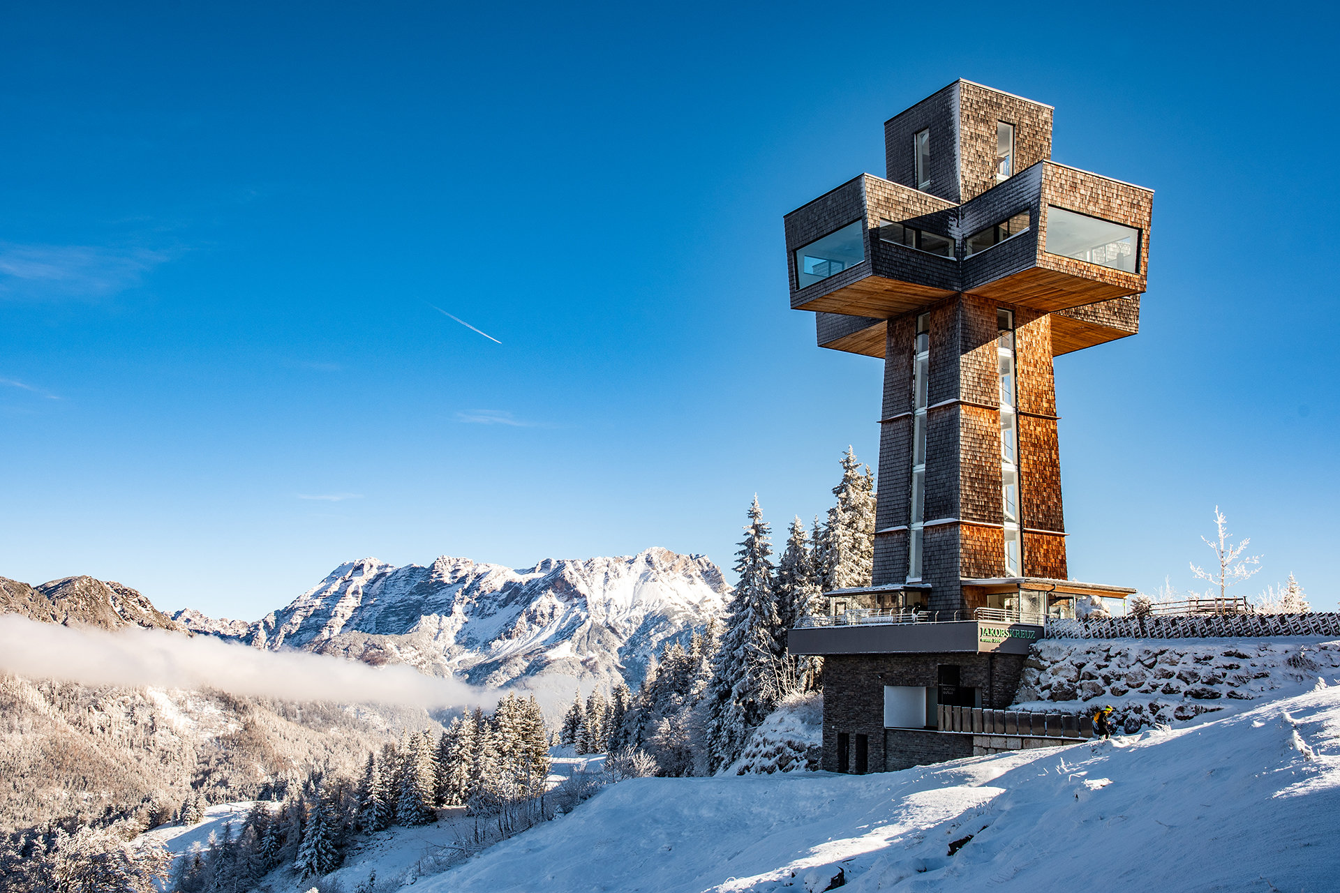 Jakob's Cross in Tyrol (Austria) - Original Photo