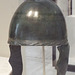 Bronze Montefortino Helmet in the Archaeological Museum of Madrid, October 2022