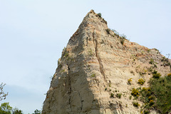 Bulgaria, The Sandstone Cliff above Elli Greco Hotel