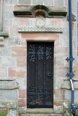 Chancel Door, Ellastone Church, Staffordshire