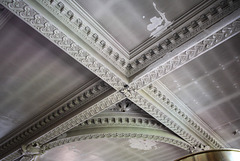 Detail of Marble Hall, Ceiling, Wentworth Woodhouse, South Yorkshire