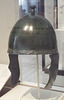 Bronze Montefortino Helmet in the Archaeological Museum of Madrid, October 2022