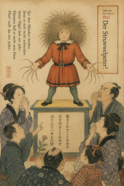 der Struwwelpeter, Ukiyo-e