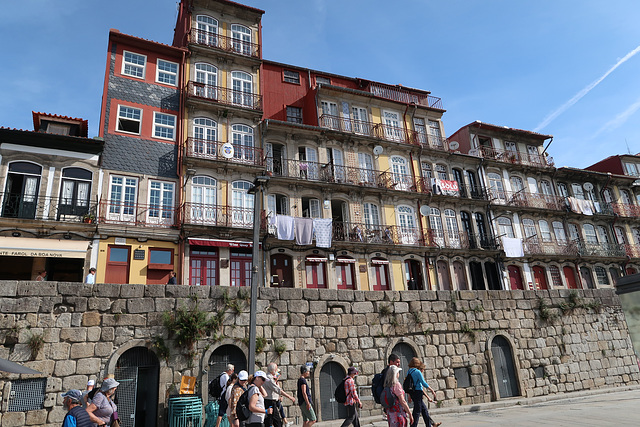 Douro river-front houses