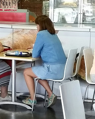 denim miniskirt