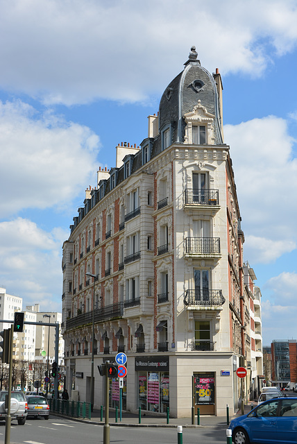 immeuble en coin, Suresnes