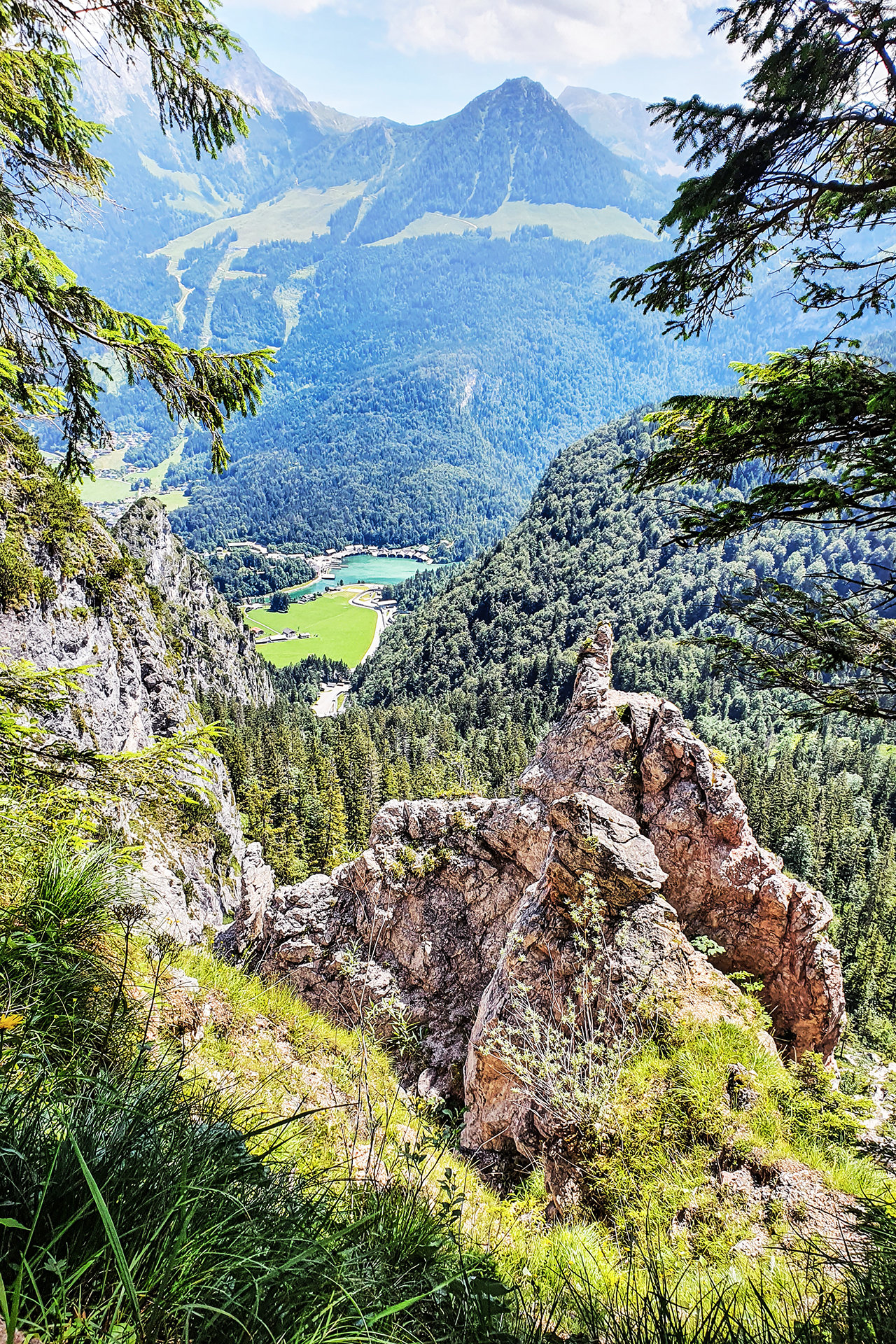 Lake 'Königssee' from Grünstein