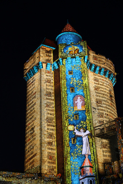 Lumières de Blandy : le donjon