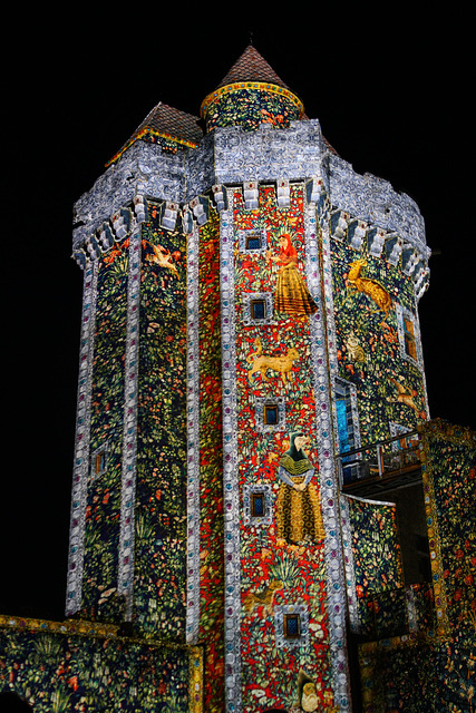 Lumières de Blandy : le donjon