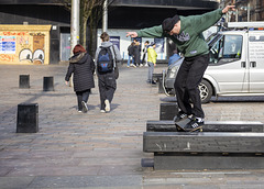 Skateboarding