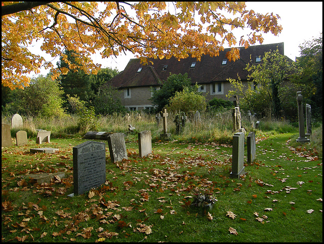St Cross churchyard