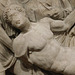 Detail of a Marble Sarcophagus Fragment with the Death of Meleager in the Metropolitan Museum of Art, January 2018