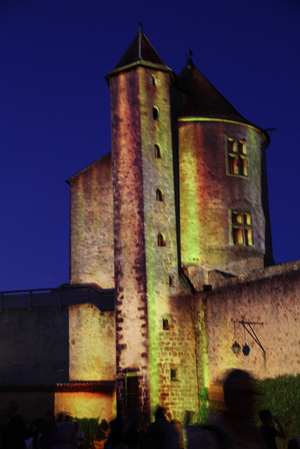 Lumières de Blandy : la tour des archives