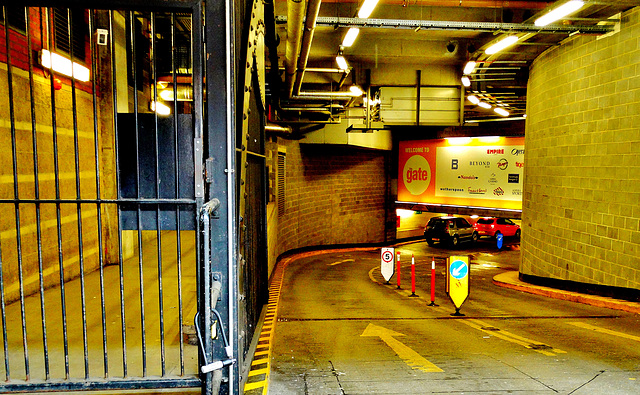 Car Parks and Tunnels. Stowell Street.