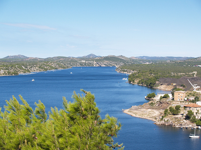 Šibenik, View to North-West