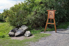 Kreuzweg, Station Nr. 10: Abbauhammer (Halde Haniel, Oberhausen-Klosterhardt) / 14.08.2017