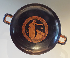 Red-Figure Kylix Attributed to the Brygos Painter in the Getty Villa, June 2016