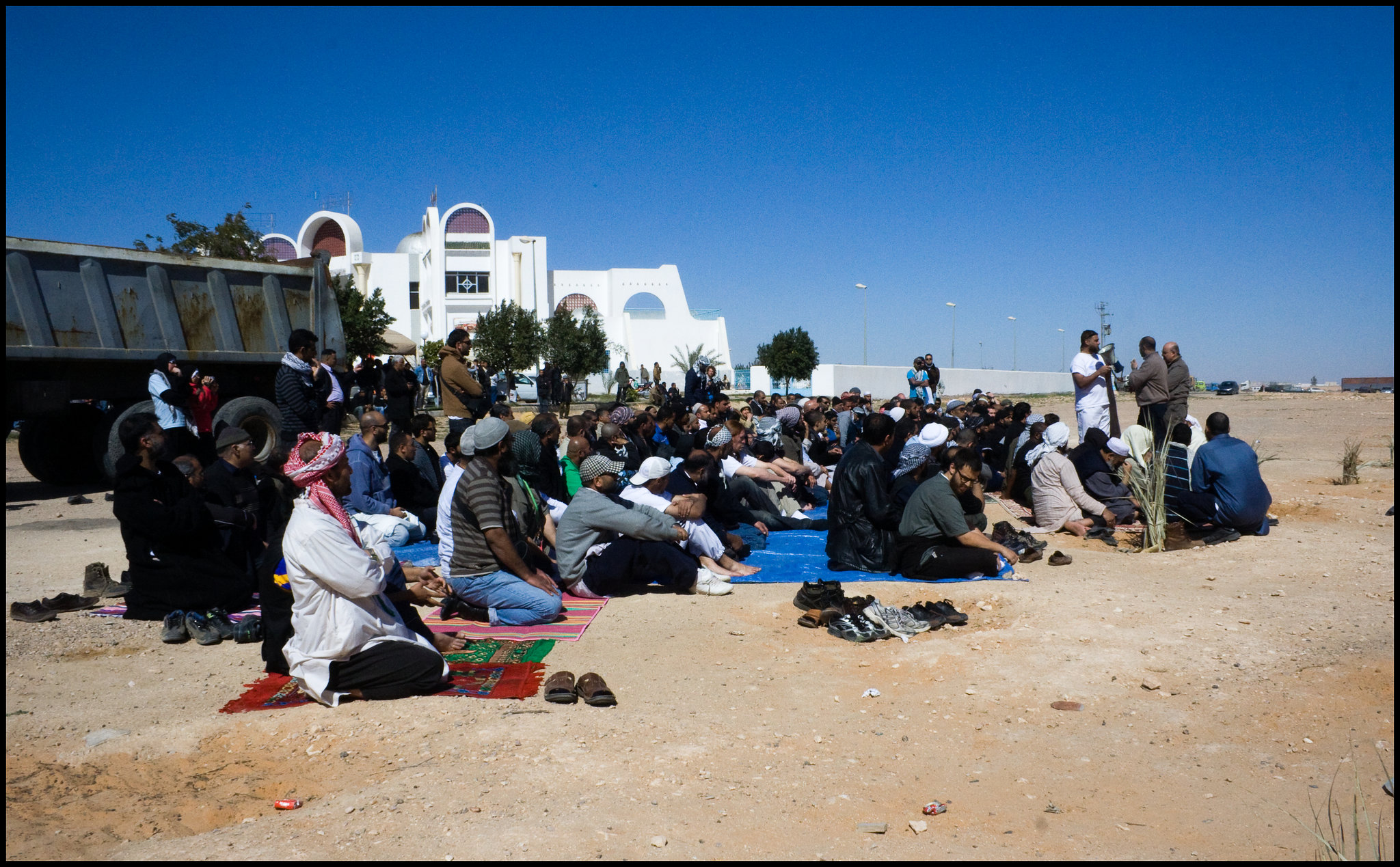 Enforced roadside prayers