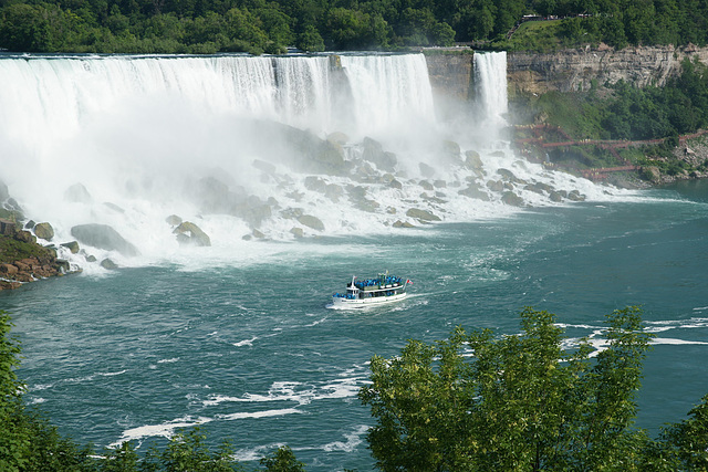 Maid Of The Mist Below The Bridal Veil Falls