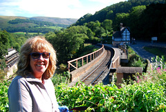 Berwyn Station, Llangollen railway, and Füsun!