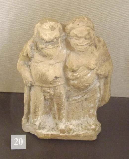 Grotesque Couple Figurine in the Louvre, June 2013