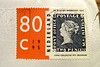 Dutch stamp to celebrate the acquisition of the Blue Mauritius by the Postal Museum