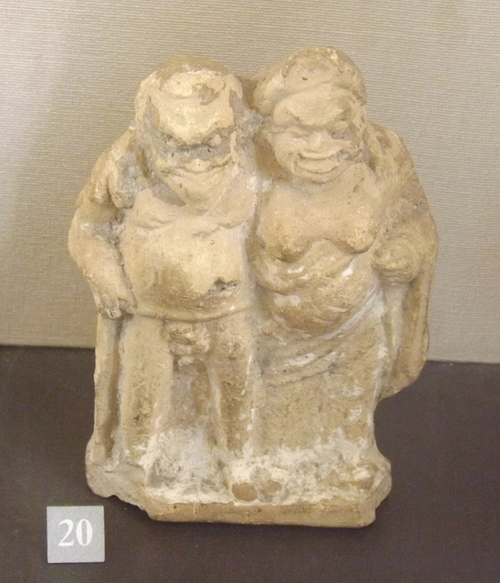 Grotesque Couple Figurine in the Louvre, June 2013