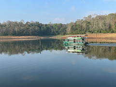 Boat trip on  Periyar Lake.