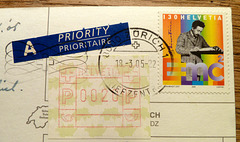 Mixed Swiss postage