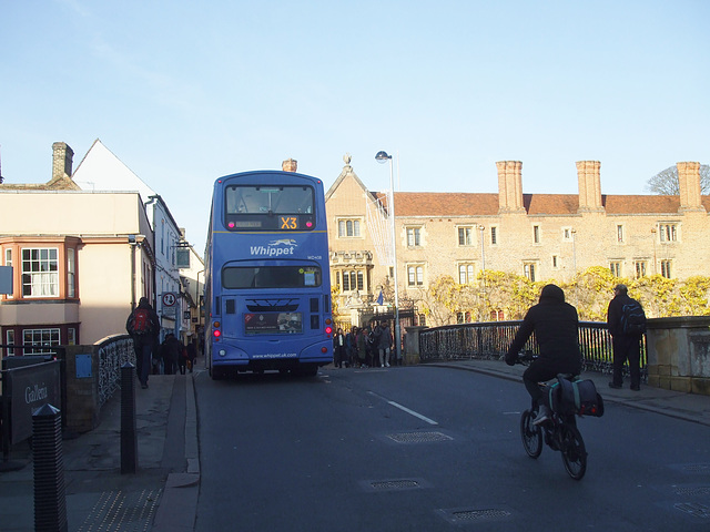 DSCF5709 Whippet Coaches WD438 (LK04 HYX) in Cambridge - 12 Dec 2018