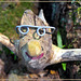 Holzfigur an Geocaching-Dose, für Pam