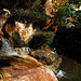 Shining rocks in the Chinese Garden of the Westpark Munich.