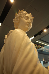 Calliope waiting to be returned to the roof of the Clarendon Building, Broad Street, Oxford
