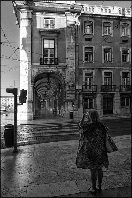 Praça do comércio.