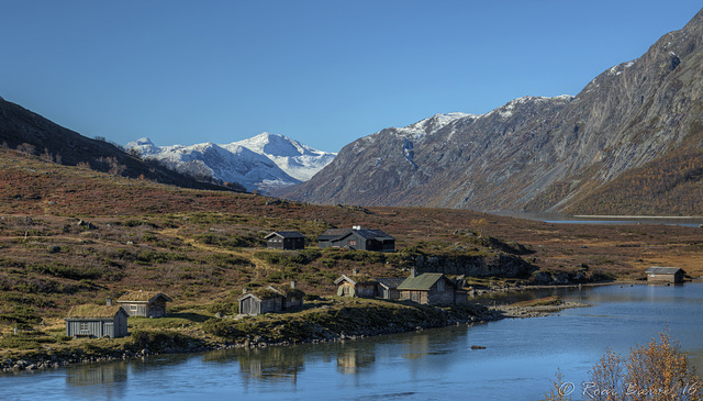 River Sjoa and lake Gjende.