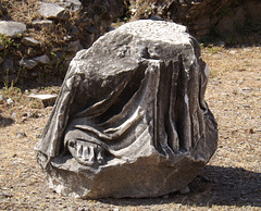 Statue Fragment in the Forum of Julius Caesar in Rome, July 2012