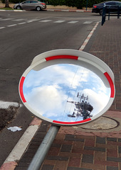 traffic mirror trampled 508
