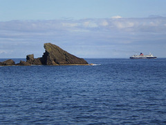 Ferry-boat navigating between Azorean islands.