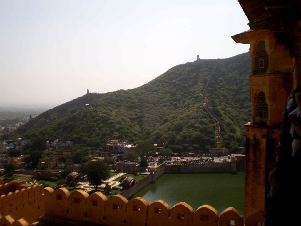 View to Lake Maotha and walls on mount ridges.