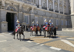Changing the horse guard, Royal Palace Madrid 5
