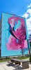 le Flament rose (peinture murale Dijon )