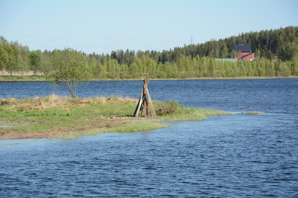 Finland, A Place for a signal fire on the Island of Turkansaari