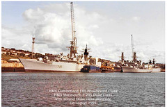 HMS Cumberland F85 & HMS Monmouth F235 - Devonport 1994