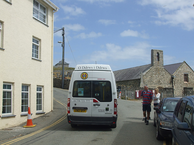 DSCF0209 O Ddrws I Ddrws CN12 DFP - Llŷn Coastal Bus/Bws Arfordir Llŷn in Aberdaron - 28 Jun 2015