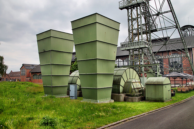 Grubenlüfter am Schacht 4 (Zeche Zollern 2/4, Dortmund-Bövinghausen) / 20.05.2023