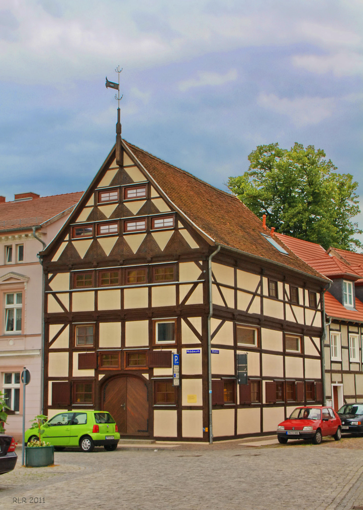 Perleberg, Fachwerkhaus am Schuhmarkt