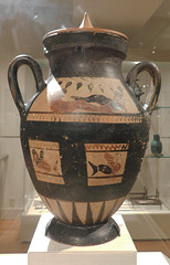 Etruscan Terracotta Amphora with Lid in the Metropolitan Museum of Art, January 2018